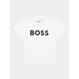 BOSS Boss T-Shirt J05P12 M Weiß Regular Fit