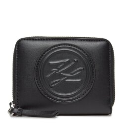 KARL LAGERFELD Малък дамски портфейл KARL LAGERFELD 235W3223 A999 Black
