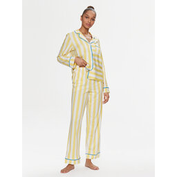 DKNY DKNY Pizsama YI80003 Sárga Regular Fit