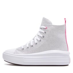 

Кеди Converse Chuck Taylor All Star Move Platform Sparkle A06332C White/Oops Pink/White, Білий