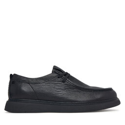 Tommy Hilfiger Halbschuhe Tommy Hilfiger Comfort Leather Moc Toe Shoe FM0FM06072 Schwarz