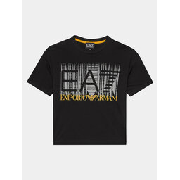 EA7 Emporio Armani EA7 Emporio Armani T-shirt 3DBT59 BJ02Z 1200 Crna Regular Fit