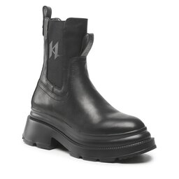 KARL LAGERFELD Kotníková obuv s elastickým prvkem KARL LAGERFELD KL45065 Black Lthr