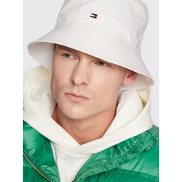 

Панама Tommy Hilfiger Essential Flag Bucket AW0AW14543 AC0, Білий