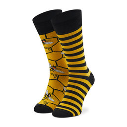 Todo Socks Skarpety wysokie unisex Todo Socks Busy Bee Multicolor