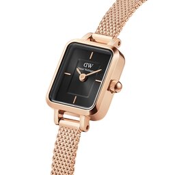 

Годинник Daniel Wellington Quadro Mini DW00100647 Rose Gold/Rose Gold, Золотий