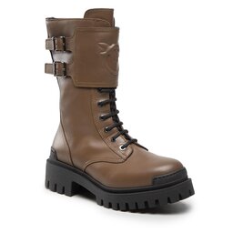 Pinko Schnürstiefeletten Pinko Cumino Boot 1H2135 A072 Verde Kaki/Palm L66