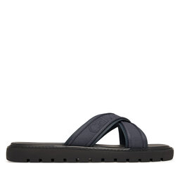 Calvin Klein Pantoletten Calvin Klein Sq Molded Sandal Xcross Wb HM0HM02101 Dunkelblau
