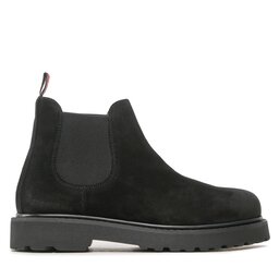 Tommy Jeans Sztyblety Tommy Jeans Tommy Jeans Suede Boot EM0EM01205 Czarny