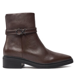 Calvin Klein Botki Calvin Klein HW0HW02183 Brązowy