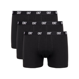 Cristiano Ronaldo CR7 Cristiano Ronaldo CR7 Set 3 parov boksaric Basic Trunk 3-Pack 8100-49-900 Črna