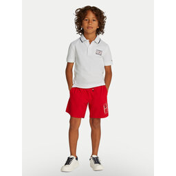 Tommy Hilfiger Tommy Hilfiger Polo marškinėliai KB0KB09524 S Balta Regular Fit