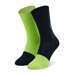 

Набір з 2 пар високих шкарпеток unisex Happy Socks XBES02-6500 Зелений