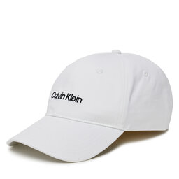 Calvin Klein Șapcă Calvin Klein Logo Embroidery LV04D5003G Alb