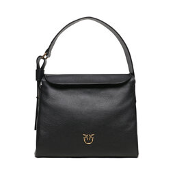 Pinko Handväska Pinko Leaf Hobo Classic AI 23-24 PLTT 101442 A158 Black Z99Q