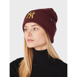 

Шапкa 47 Brand Mlb New York Yankees Metallic Haymaker 47 Cuff Kni B-HYMKM17ACE-KMA Dark Maroon, Бордовий