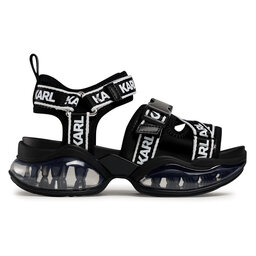 

Босоніжки KARL LAGERFELD KL62705 Black Lthr/Textile Mono, Чорний