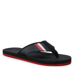 Tommy Hilfiger Flip-flops Tommy Hilfiger Comfortable Padded Beach Sandal FM0FM04473 Desert Sky DW5