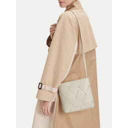 Calvin Klein Handtasche Calvin Klein Ck Woven Square Crossbody K60K612991 Weiß