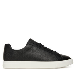 Calvin Klein Snīkeri Calvin Klein Low Pro Cups Lace Up Lth Aop HW0HW02817 Melns