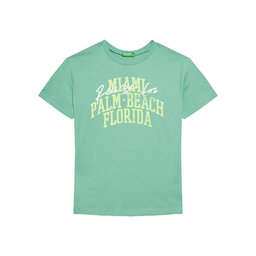 United Colors Of Benetton United Colors Of Benetton T-Shirt 3JERC10PE Grün Regular Fit