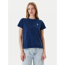 Guess Jeans Guess Jeans Marškinėliai W5YI22 KCTL1 Tamsiai mėlyna Regular Fit