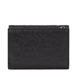 

Жіночий гаманець Calvin Klein Ck Must Trifold Sm Emb K60K611325 Ck Black BAX, Чорний