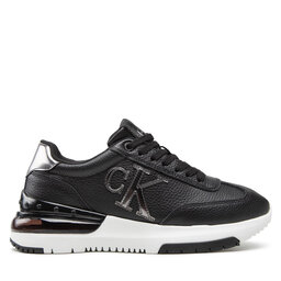 

Снікерcи Calvin Klein Jeans Sporty Runner Comfair Laceup YW0YW00794 Black/Silver 0GP, Чорний