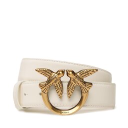 Pinko Damengürtel Pinko Love Berry H3 Belt PE 23 PLT01 100125 A0F1 White Z14Q