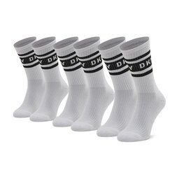 DKNY Набор из 3 пар высоких мужских носков DKNY Reed S5_6320_DKY White