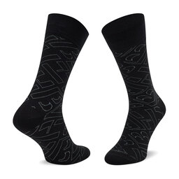 

Високі чоловічі шкарпетки Boss Rs Monogram Cc 50457782 001, Чорний