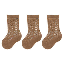 Condor Ankelstrumpor barn 3-pack Condor 2.518/2 Cappuccino 0348