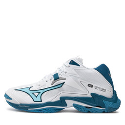 

Взуття Mizuno Wave Lightning Z8 Mid V1GA2405 White/Sailor Blue/Silver 21, Білий