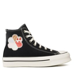 

Кеди Converse Ctas Eva Lift Hi A05165C Black/Sunrise Pink, Чорний