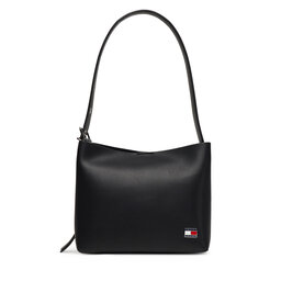 Tommy Jeans Handtasche Tommy Jeans Tjw Cool Hobo Bag AW0AW17871 Schwarz