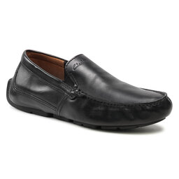 Clarks Μοκασίνια Clarks Markman Plain 261587077 Black Leather