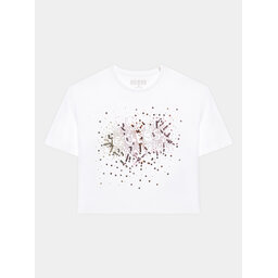 Guess Guess Camiseta J3YI21 K6YW1 Blanco Boxy Fit