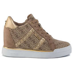 

Снікерcи Guess Fayne2 FL5FY2 FAL12 BEIGE/BROWN, Коричневий