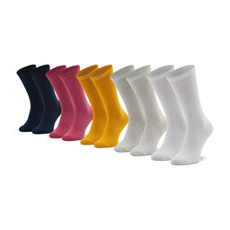 OVS Ankelstrumpor unisex 5-pack OVS 1329162 144 White/Yellow