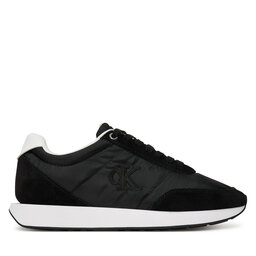 Calvin Klein Snīkeri Calvin Klein Retro Runner Lace Up Nylon Mg YW0YW01990 Melns
