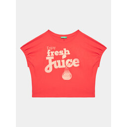 United Colors Of Benetton United Colors Of Benetton T-Shirt 3096C10BT Rot Regular Fit