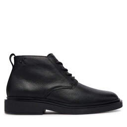 Calvin Klein Schnürschuhe Calvin Klein Sq Rubber Desert Boot Lth HM0HM02352 Schwarz