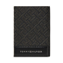 Tommy Hilfiger Custodie per carte di credito Tommy Hilfiger Monogram AM0AM12783 Nero