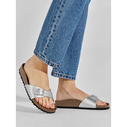 Birkenstock Pantoletten Birkenstock Madrid Bs 0040413 Silberfarben