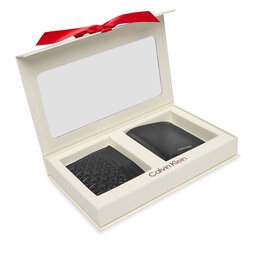 Calvin Klein Set cadou Calvin Klein Bifold/Cardcase LV14D0006G Negru