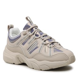Calvin Klein Sneakersy Calvin Klein Retro Tennis Laceup YW0YW01044 Eggshell/Shocking Orange ACF