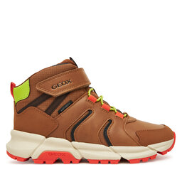 Geox Botines planos Geox J Flexyper Plus J56LCC 0FUME C0616 D Marrón