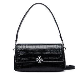 Tory Burch Сумка Tory Burch Charlie Embossed Croc Small Shoulder Bag 183522 Чорний