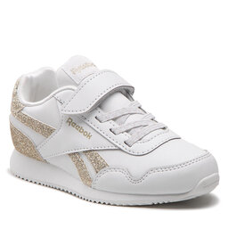 Reebok Buty Reebok Royal Cl Jog 3.0 1 GW3725 Ftwwht/Ftwwht/Goldmt