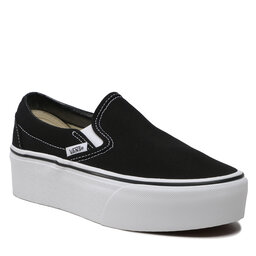Vans Teniși Vans Classic Slip-On VN0A7Q5RBMX1 Canvas Black/True White